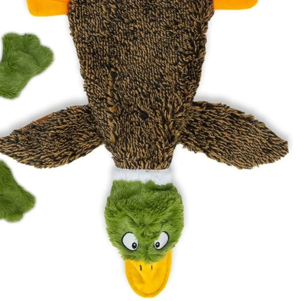 Best Pet Supplies Cute Wild DuckSkin Fillless Squeaky Toy Wild Duck Large NWT